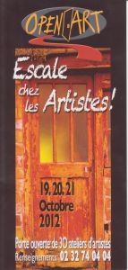Oct 2012 : OPEN'ART 2012 : OUVERTURE ATELIERS D'ARTISTES du HAVRE