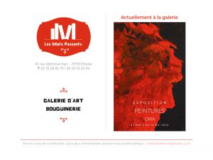 EXPOSITION EXCLUSIVE à la Galerie les mots passants à Etretat