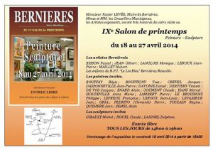 salon peinture et sculpture de BERNIERES